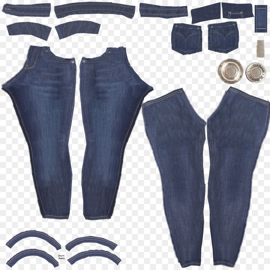 Jeans Slim-fit pantaloni Denim Texture mapping - jeans