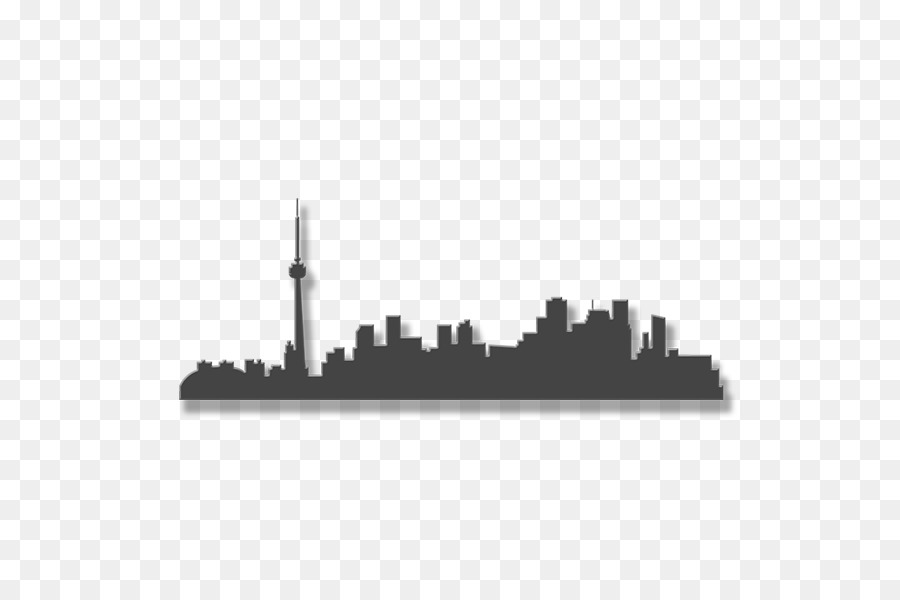 Skyline Di Toronto Arte - silhouette