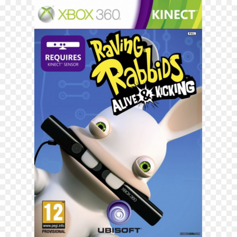 Rabbids: Alive & Kicking Rayman Raving Rabbids Raving Rabbids: Travel in Time Xbox 360 Kinect - Xbox