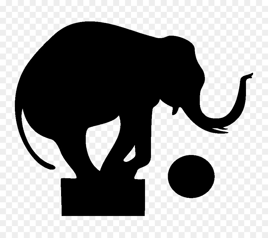 Indiano elefante Africano, elefante, Fauna selvatica Silhouette Clip art - silhouette