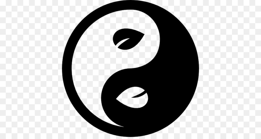 Yin e yang Computer le Icone in bianco e Nero Simbolo di Clip art - simbolo