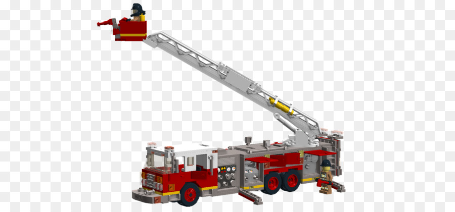 Gru dei pompieri Scala vigili del Fuoco vigili del fuoco - gru