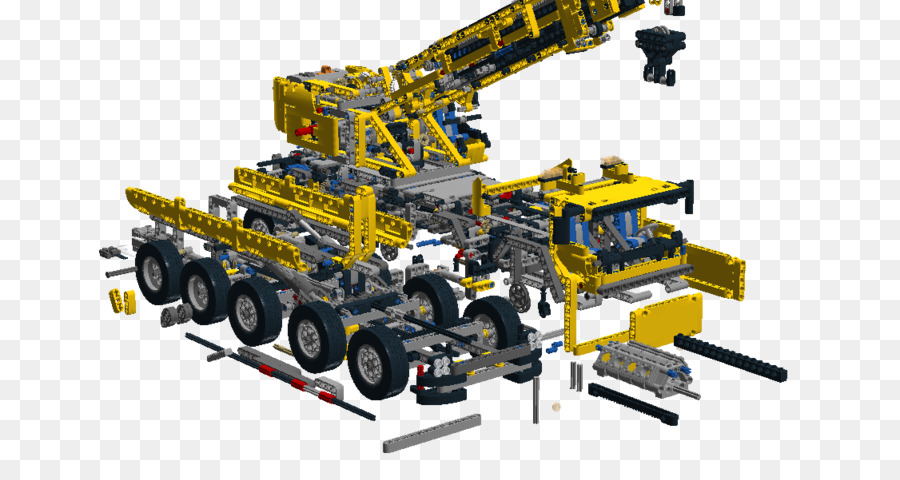 Kran-LEGO-Engineering-Maschine - Mobilkran