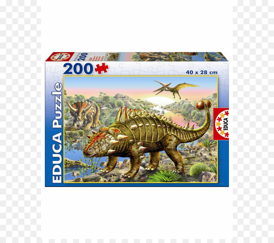 Jigsaw Puzzle Dinosaur Valley State Park Educa Borràs Tyrannosaurus - Dinosauro