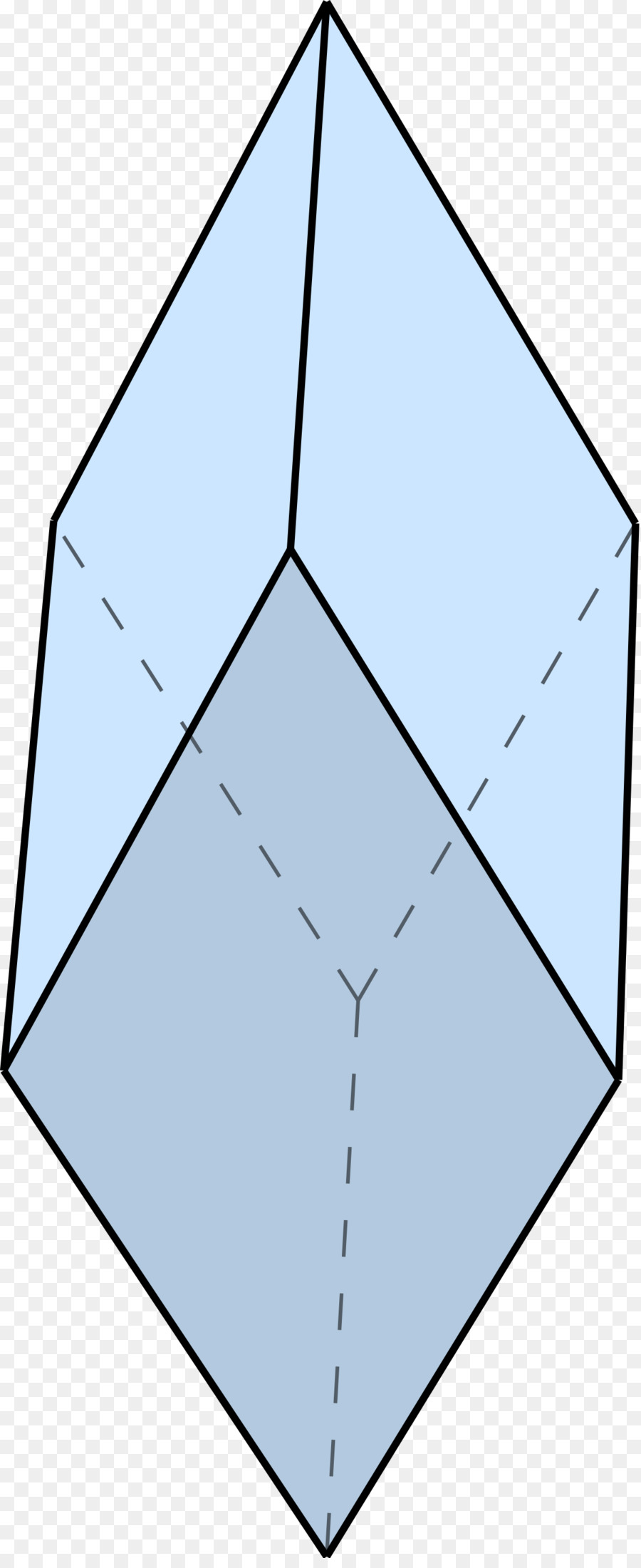 Trigonale trapezohedron Simmetria della Geometria del Viso - faccia