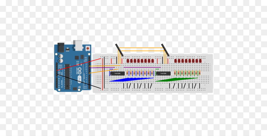 Arduino Relè Servomotore Elettronica Piombo - Circuito LED