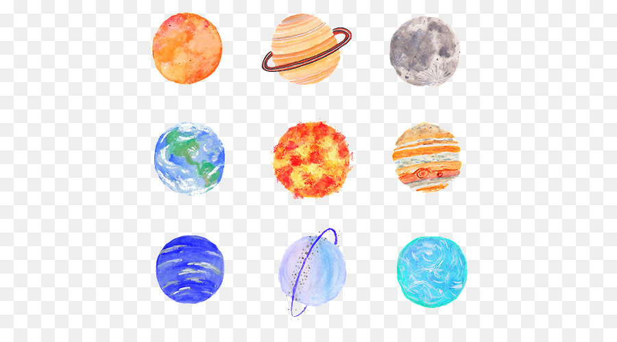 Vẽ Hành Tinh Nghệ Thuật Hệ Mặt Trời - Hành tinh