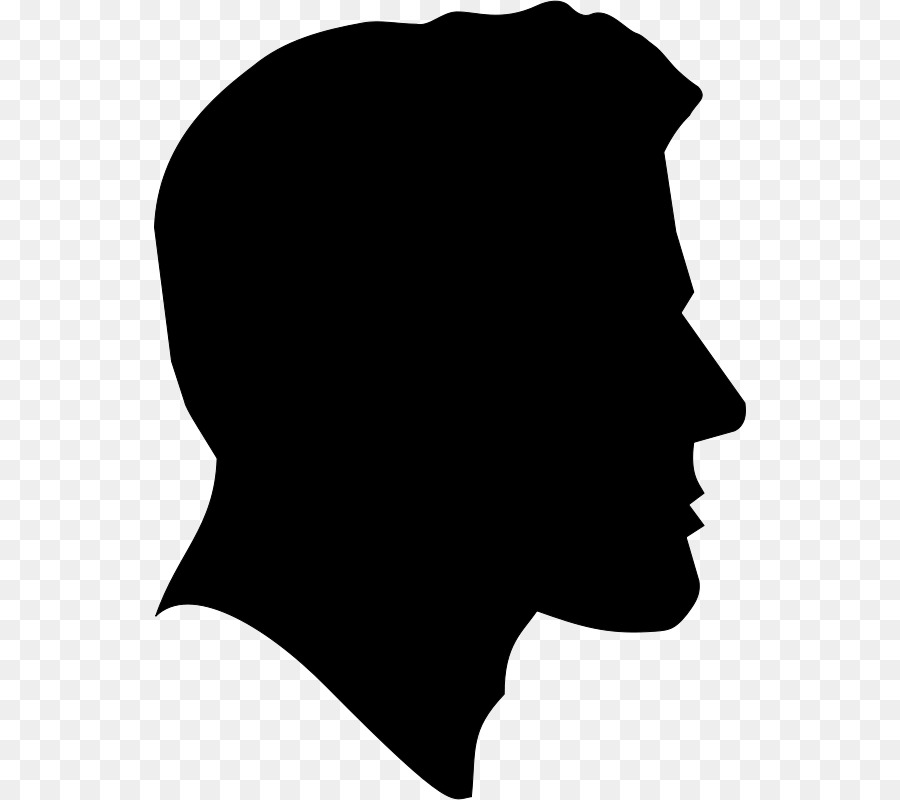 Profil einer person Zeichnung Clip art - Silhouette