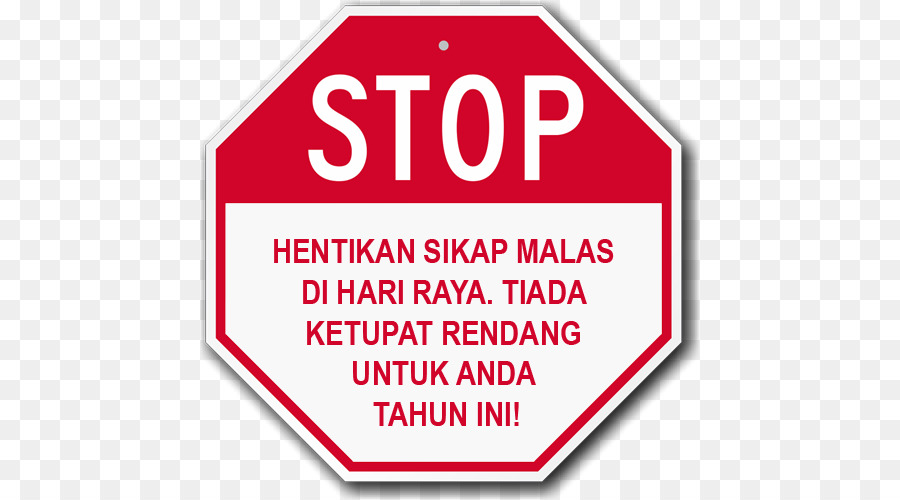 Stop Schild Verkehrszeichen Fahren - Hari Raya aidilfitri