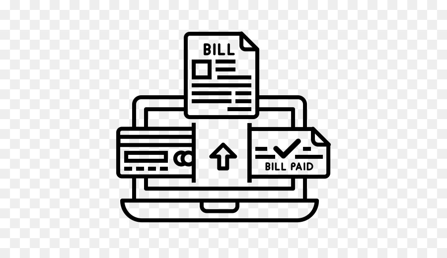 Icone del Computer Fattura Elettronica di pagamento di bill - elettronici di pagamento di bill
