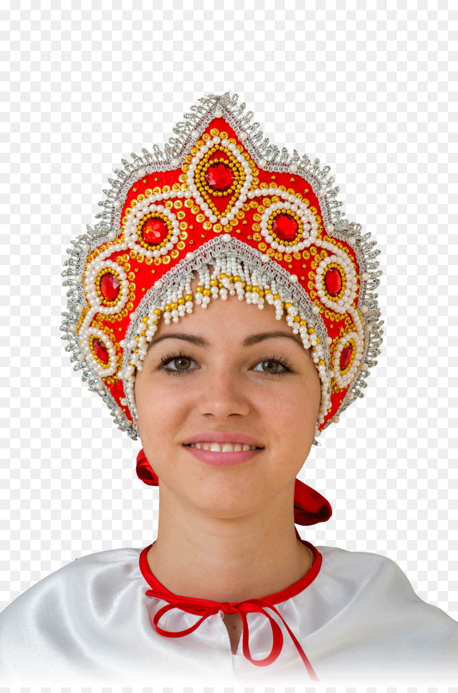 Російський національний costume popolari Russe cappelli Russian Kokoshnik stazione di pompaggio Copricapo - pollaio