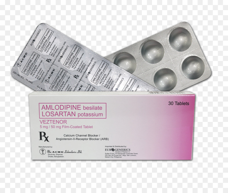 Losartan/idroclorotiazide Amlodipine farmaco Tablet - tavoletta