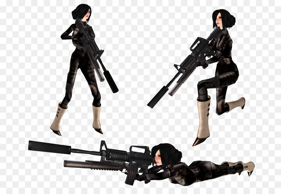 Arma Mercenario - donna di pistola