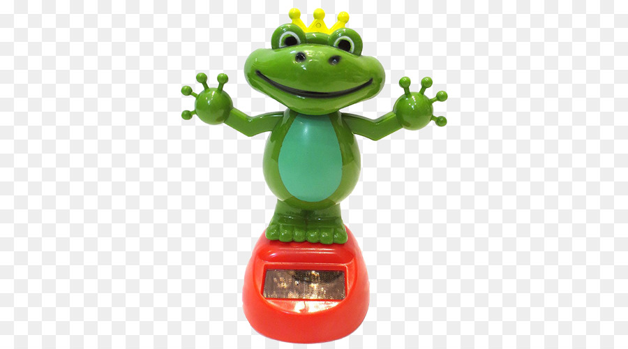 Ếch Wackelfigur năng lượng mặt Trời động Vật - hoàng tử ếch