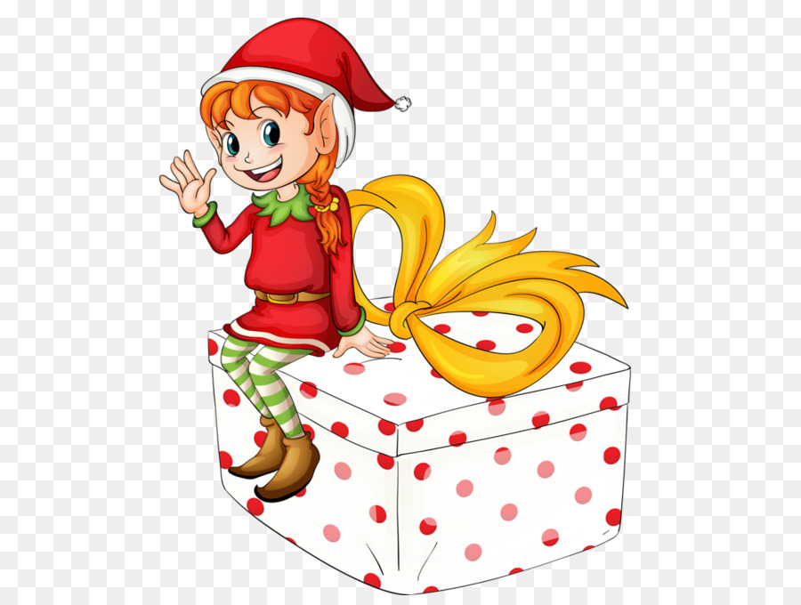 Santa Claus Christmas elf-Geschenk Clip art - Weihnachtsmann