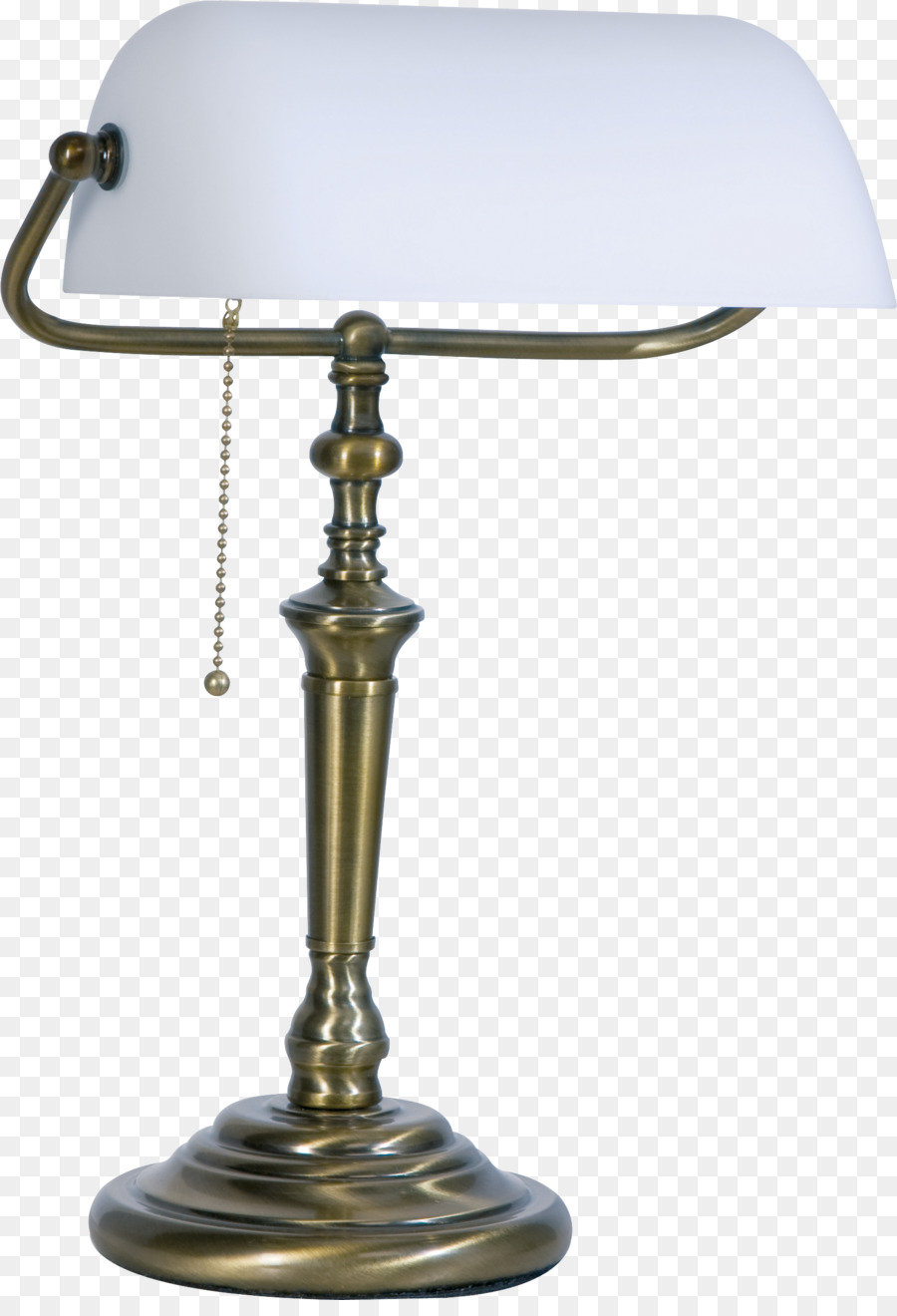 Licht Banker Lampe Bronze Messing - Licht
