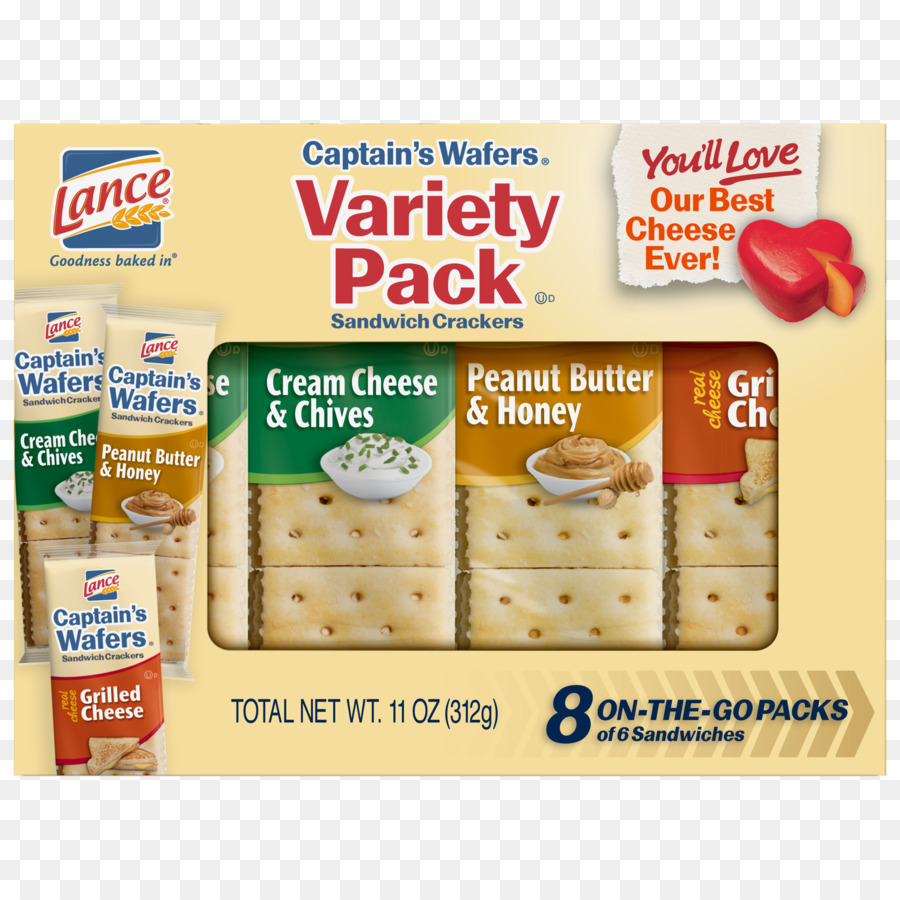 Bánh mì Nướng Lance Inc. Thuyền trưởng của Tấm Cracker - Bánh mì nướng