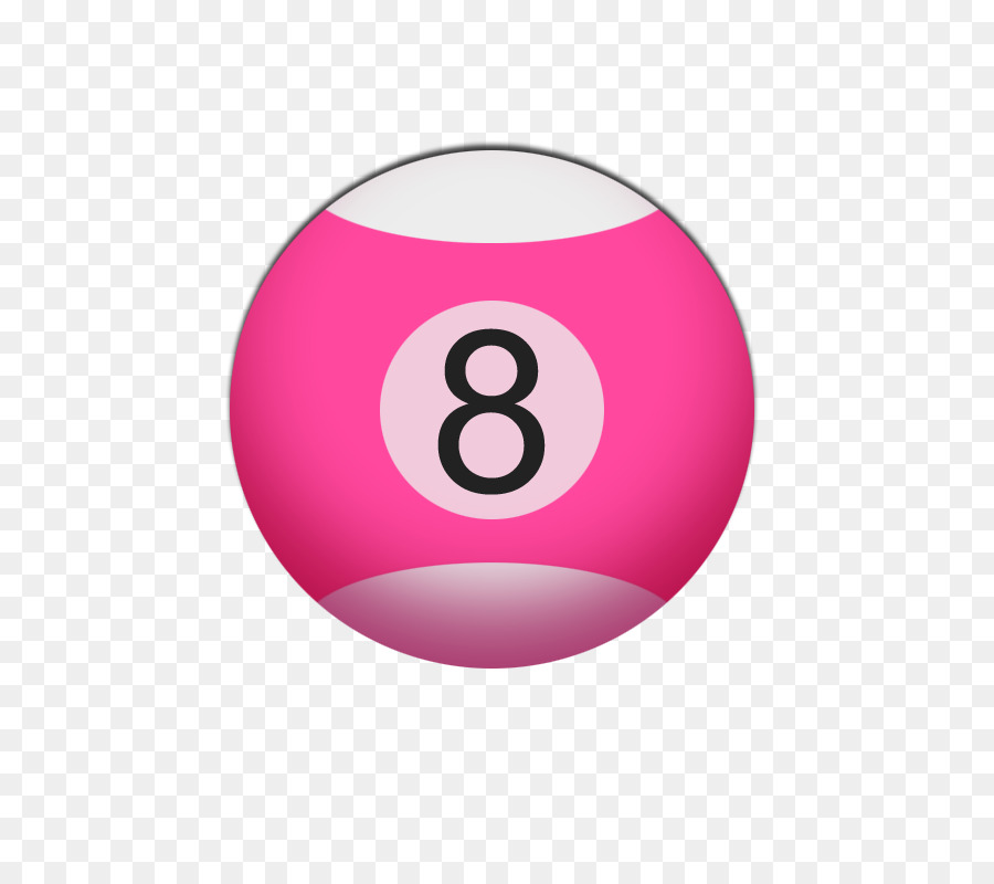 Billard-Kugeln-Pink-M Kreis-Symbol Billard - Kreis
