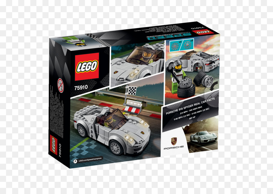LEGO 75910 Speed Champions-Porsche 918 Spyder-Auto McLaren P1 - Porsche