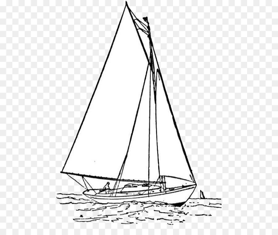 Segelboot Zeichnung Segelschiff - Boot