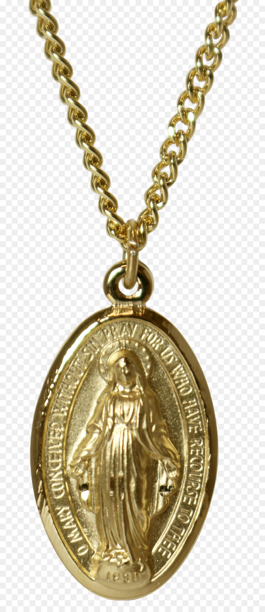 Vereins Wundertätige Medaille Gold Medaille St. Benedikt Medaille - Medaille