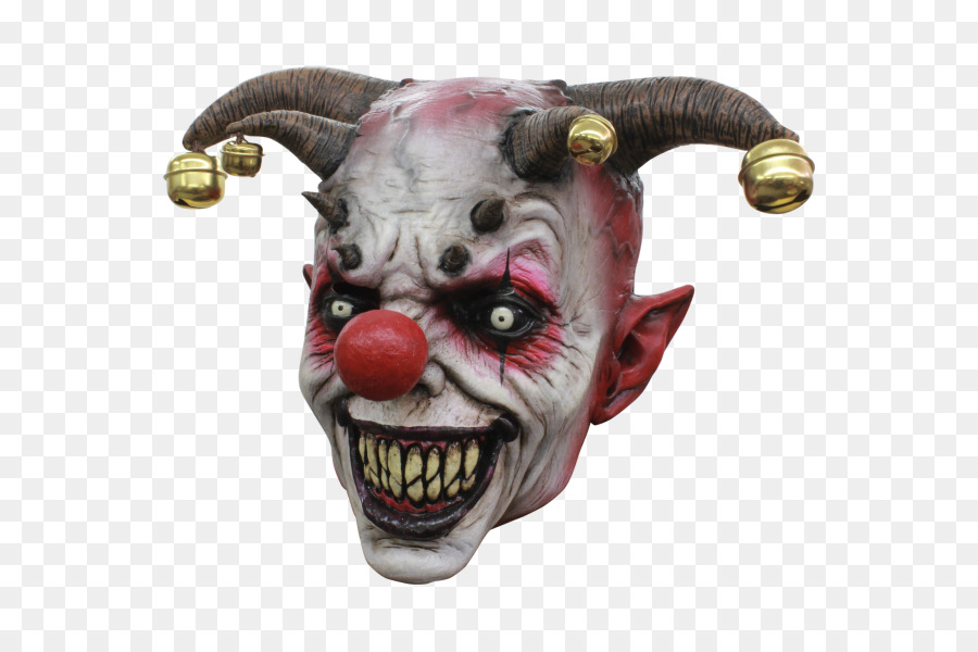 Maschera in lattice di Halloween costume clown Malvagio - maschera