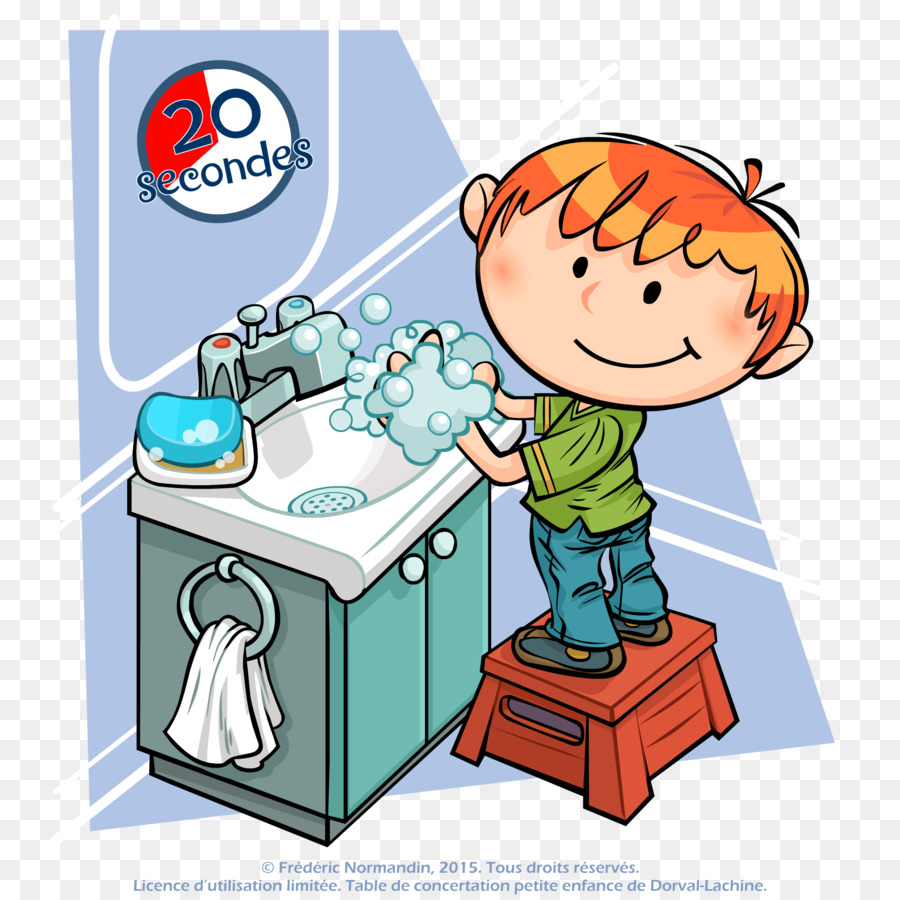 Hygiene-Händewaschen Zeichnung Clip art - Kind