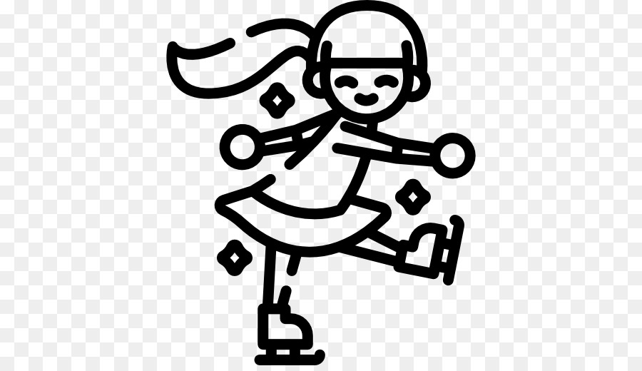 Menschliches Verhalten Cartoon Line Clip art - Schlittschuhlaufen Menschen