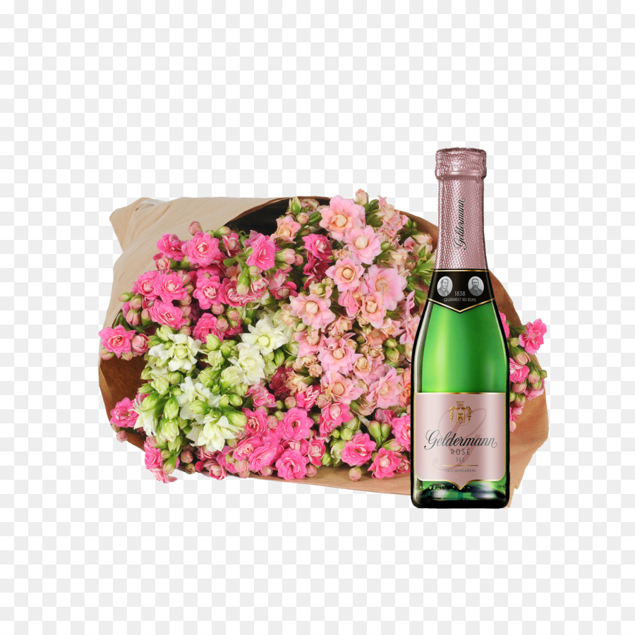 Rượu Champagne chai Thủy tinh hoa - Rượu sâm banh