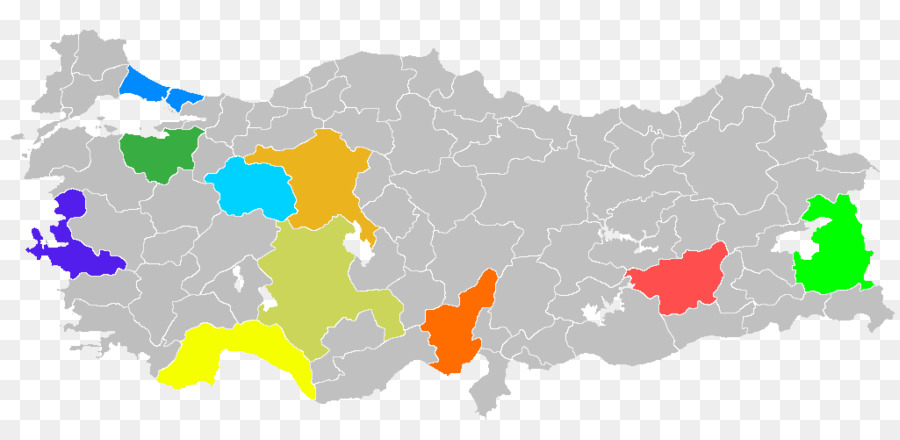 Türkei Türkische Kurdistan Kurdische Region. Westlichen Asien. Kurdistan Workers' Party - Karte von Türkei