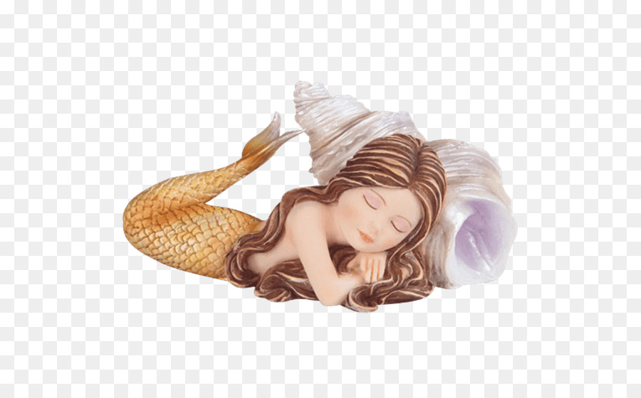 Spirale Muschel Figur Polyresin Molluske shell - Meerjungfrau baby
