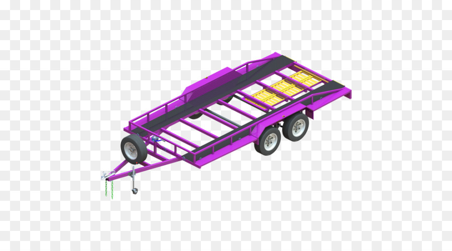 Car carrier trailer Semi-trailer truck Fahrzeug - Auto