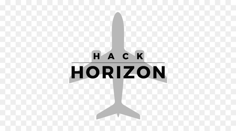 Hackathon Flugzeug-Logo - Horizont
