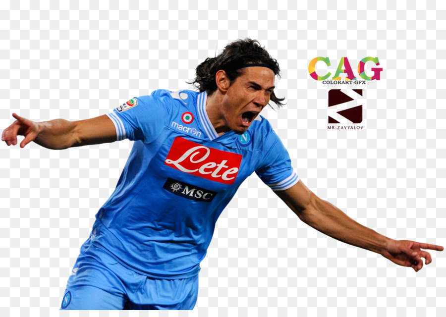 S. S. C. Napoli Soccer player Fußball-Photobucket-Team sport - Cavani