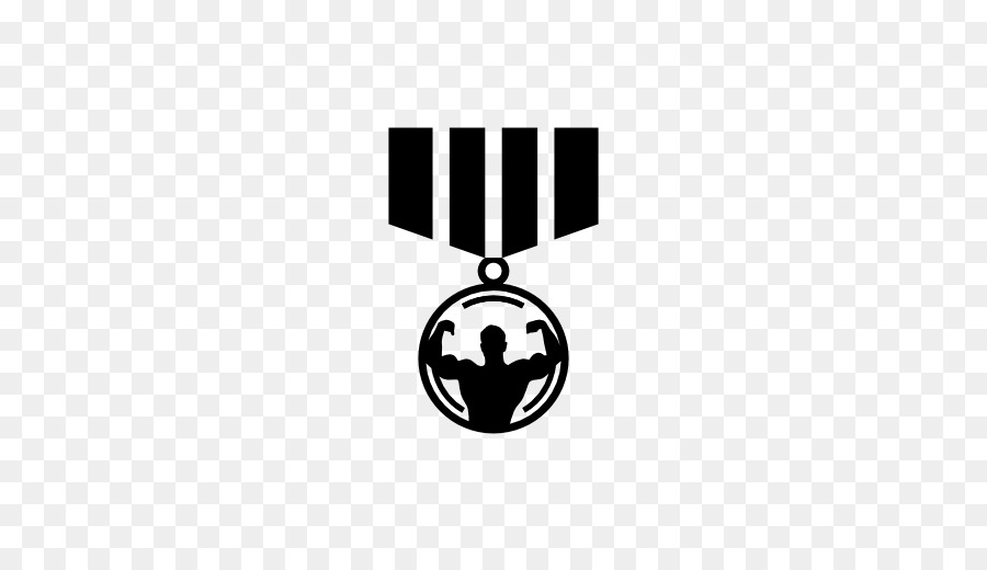 Logo Marke Weiß Du bist Willkommen-Schrift - sport Medaille