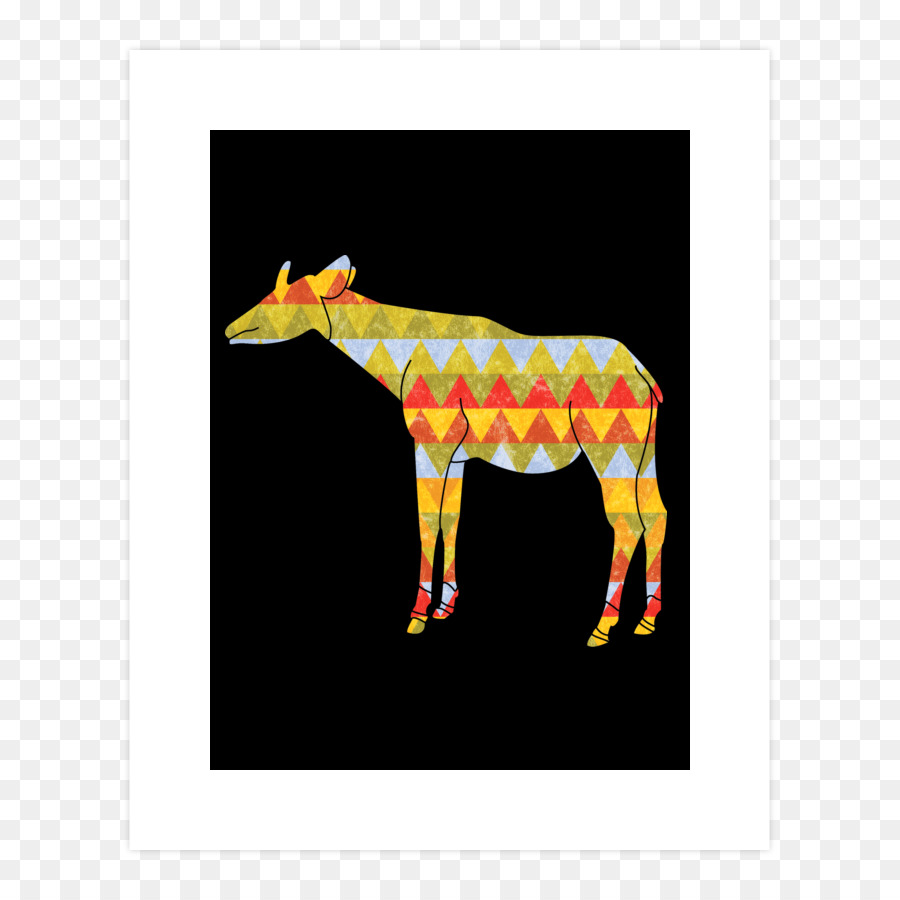 Okapi Giraffa T-shirt Hoodie - giraffa