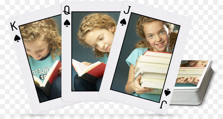 Carta fotografica, carta da gioco Stampa Etichetta - acquerello giocare a carte