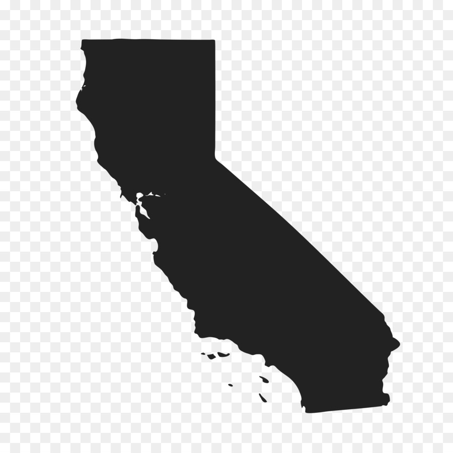 California mappa Vuota fotografia di Stock Capitale - mappa