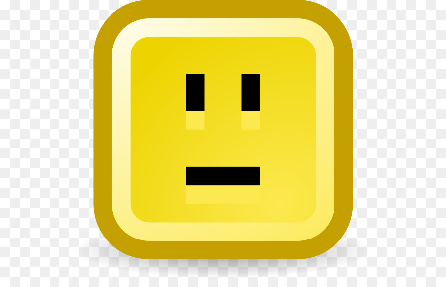 Smiley Font - neutral Gesicht