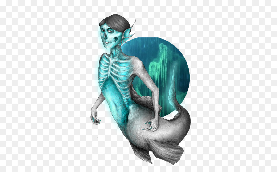 Meerjungfrau Figur Gemeinsamen Organismus - Meerjungfrau