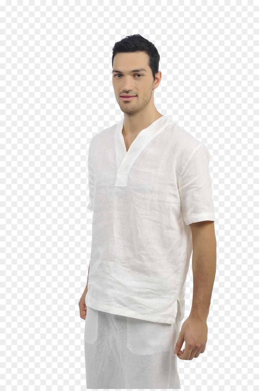 T-shirt Dệt Casacca Ăn mặc áo sơ mi Lanh - Áo thun