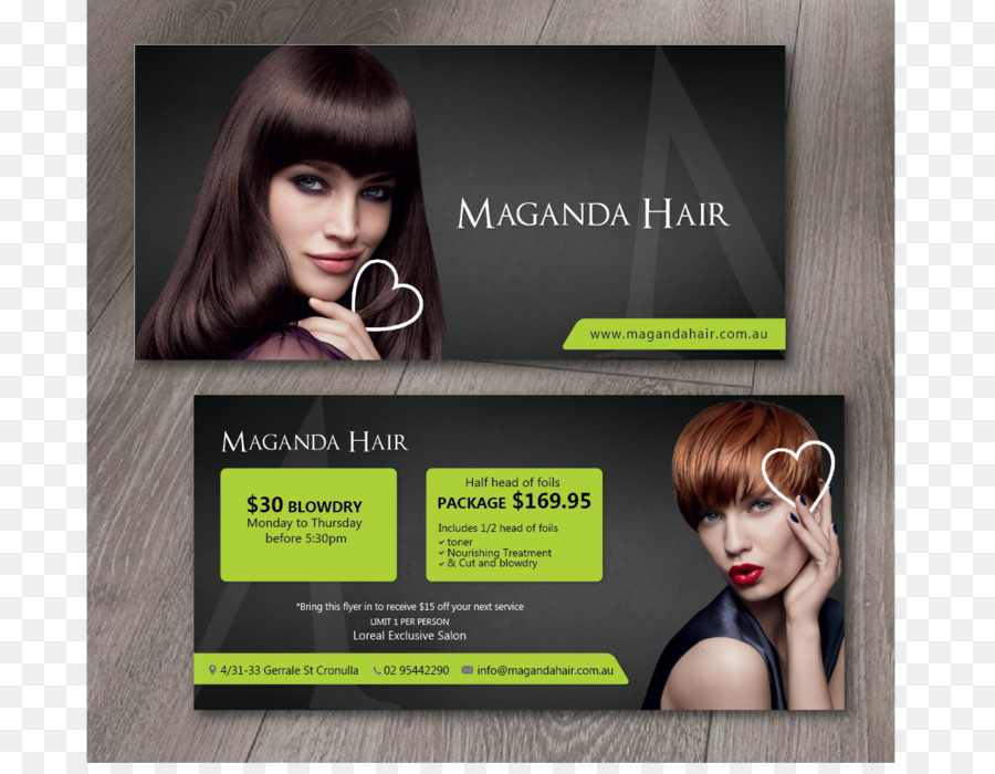 Haare färben Display-Werbung-Beauty-Salon-Flyer - Schönheits salon flyer