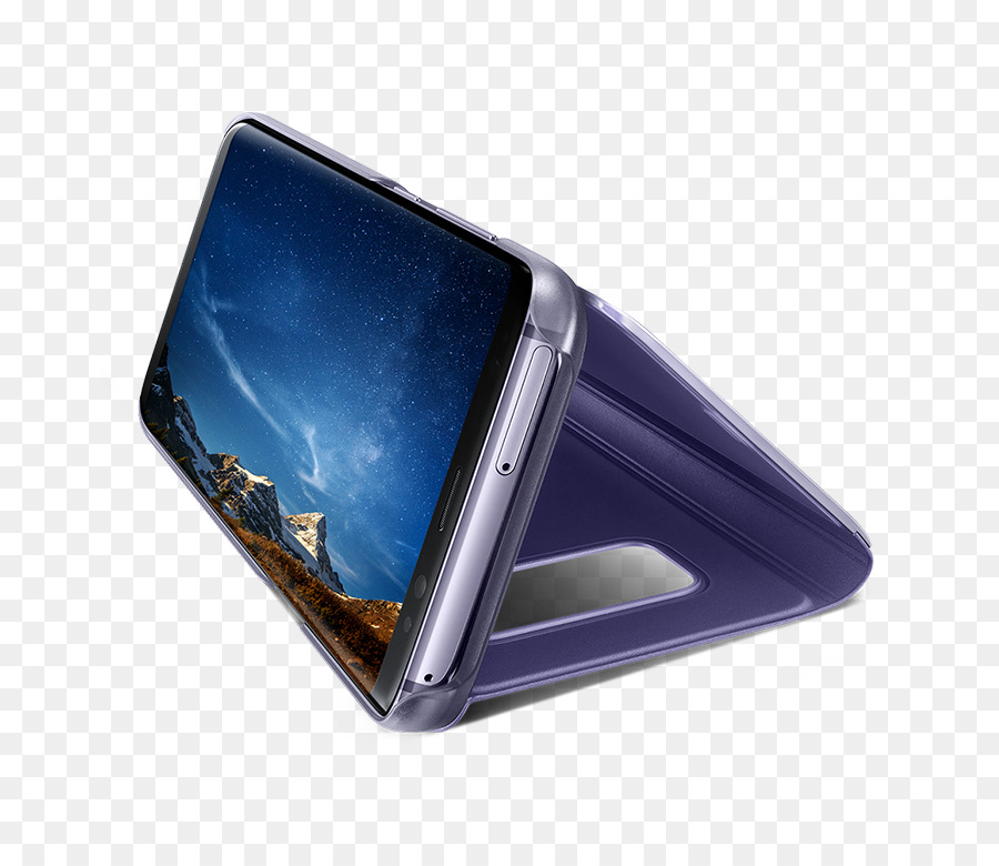 Schutzhülle für Samsung Galaxy S8 - Orchidee-Grau-Handy-Zubehör Samsung S-View Flip-Cover EF-ZN950 Für Handy-Schutzhülle klar - mobile Fall