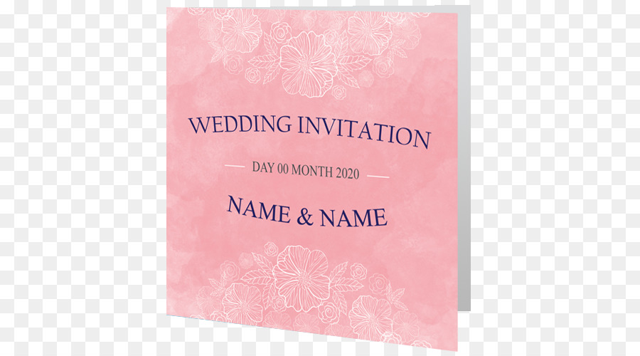 Hochzeit Einladung Weddingcardsdirect.ie RSVP Umschlag - rosa Hochzeits Einladung