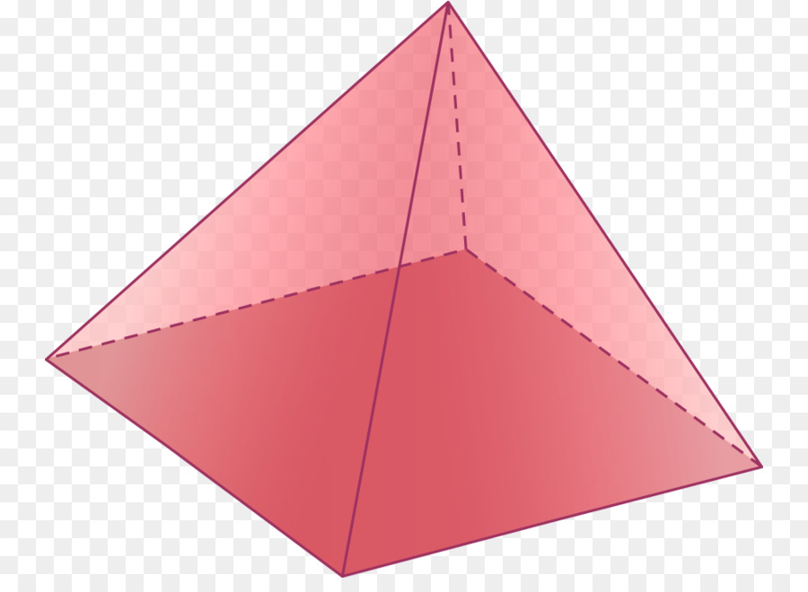 Quadratische Pyramide Dreieck Basis-Volume - Pyramide