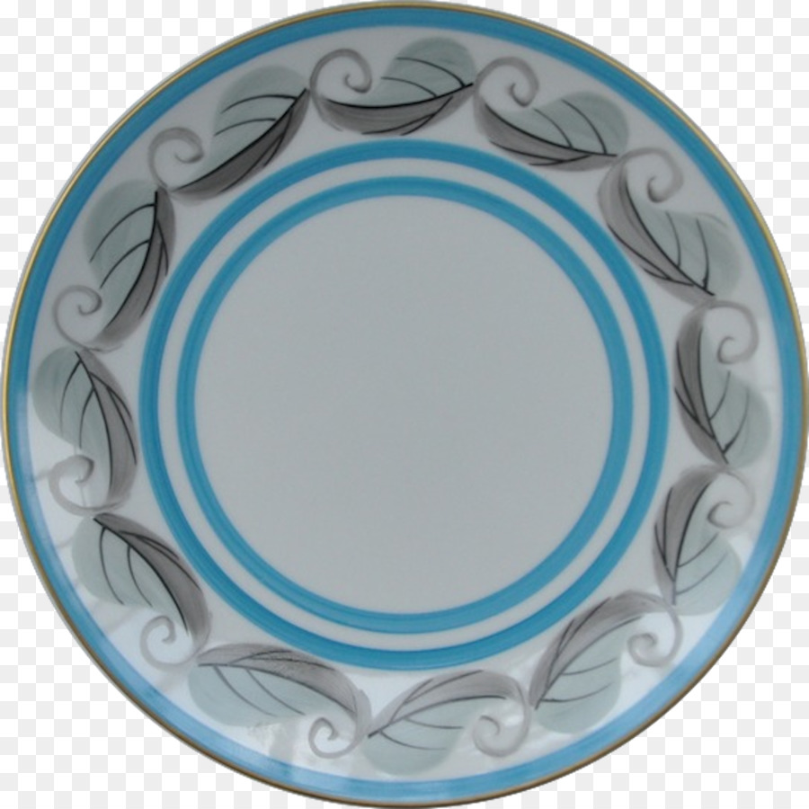 Platte Keramik Servierplatte Blau und weiß Keramik Untertasse - Platte