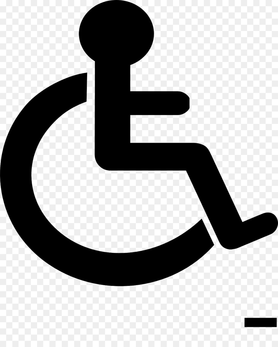 Disabilità Disabili permesso di parcheggio Segno accessibile con sedia a Rotelle - sedia a rotelle