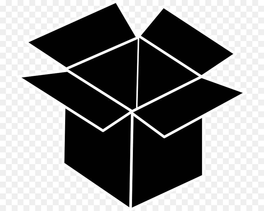 Scatola nera scatola di Cartone Clip art - scatola