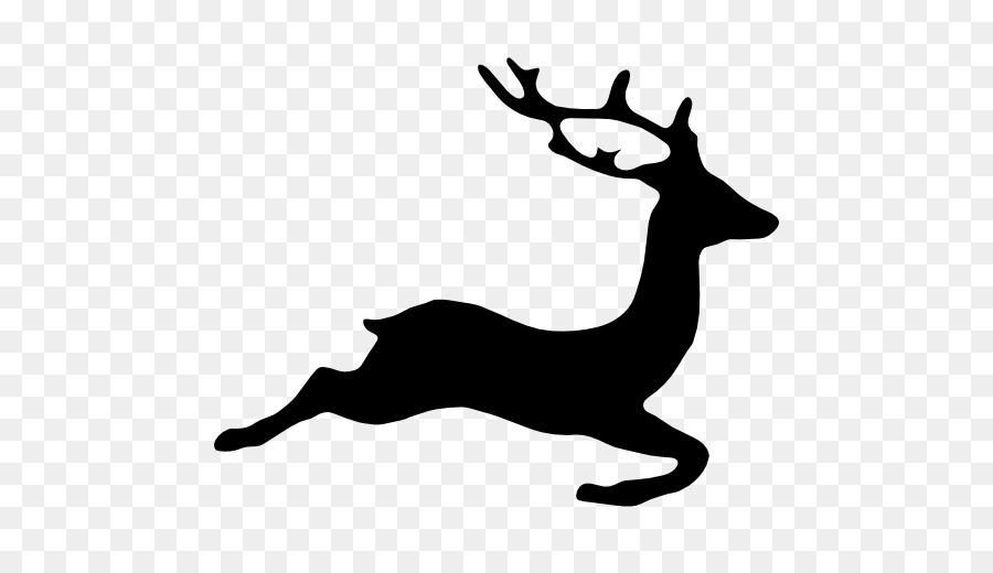Deer Silhouette Zeichnen - Hirsch