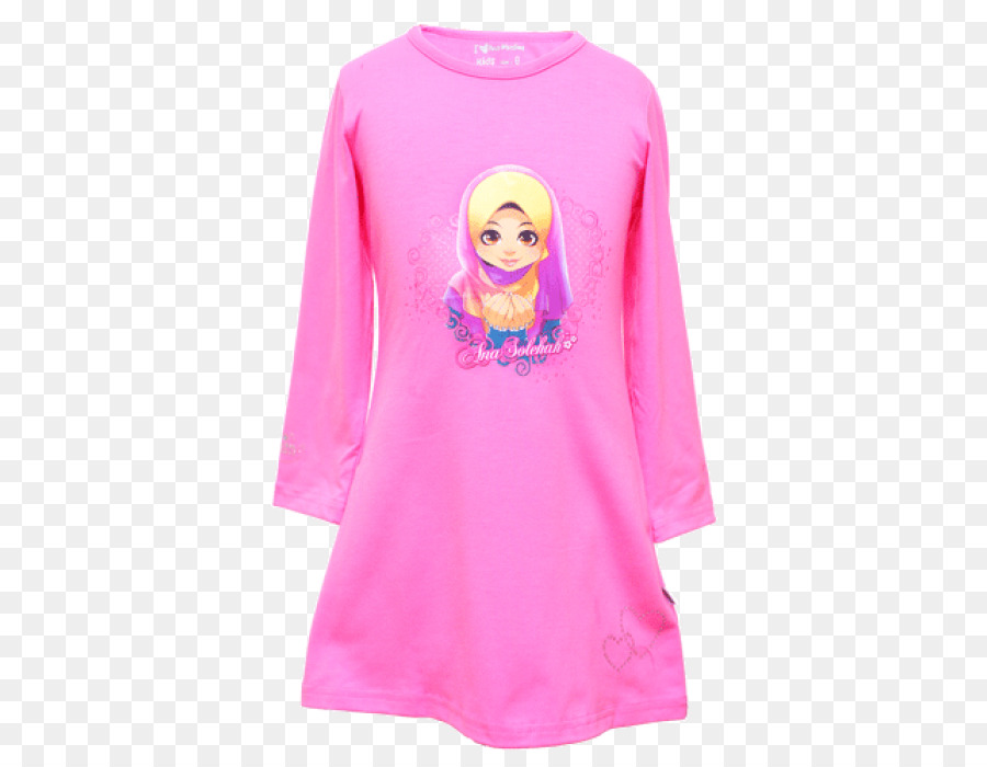 Langarm-T-shirt mit Langen ärmeln T-shirt Nachtwäsche - islamische shopping